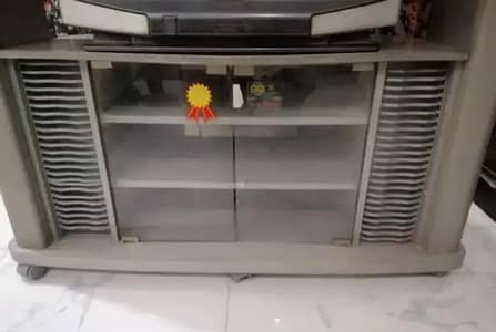 Tv with trolley for Urgent sale
