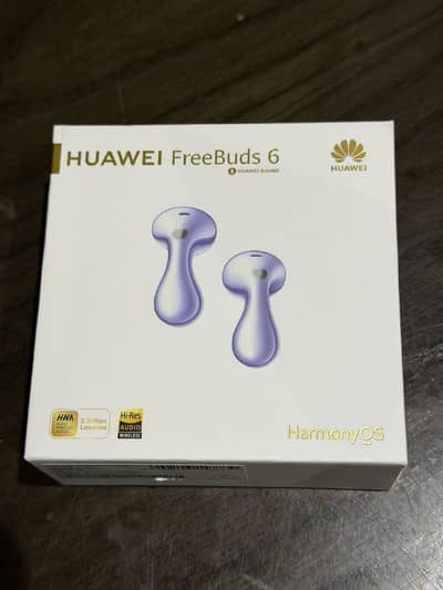 Huawei FreeBuds 6 (Violet) - Brand New 10/10 | Box & All Accessories
