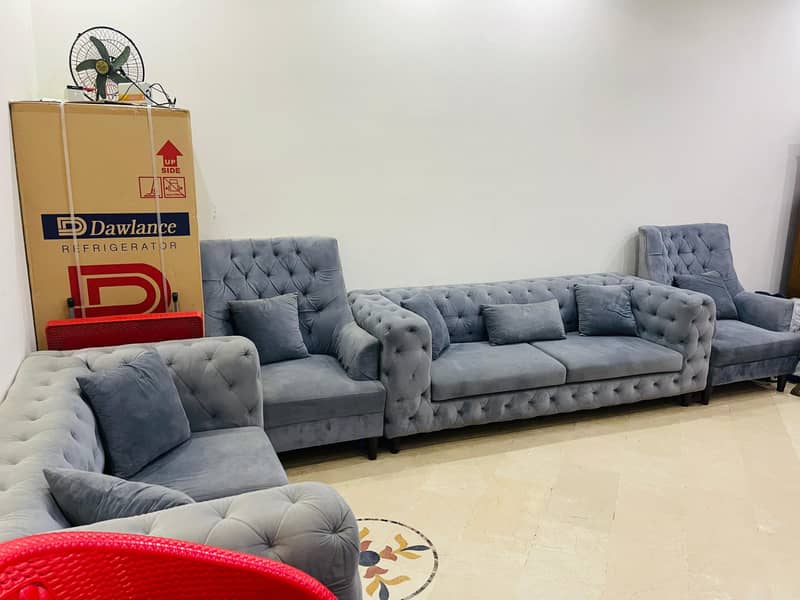 sofa set used 6