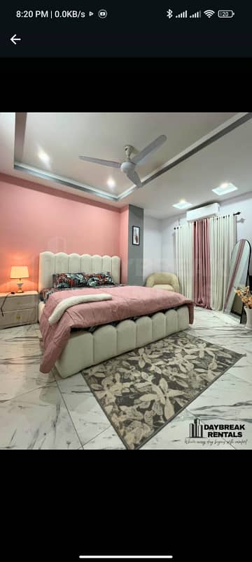1 BED FURNISHED APARTMENT AVAILABLE DAILY BASIS FOR RENT IN ISLAMABAD E11 2