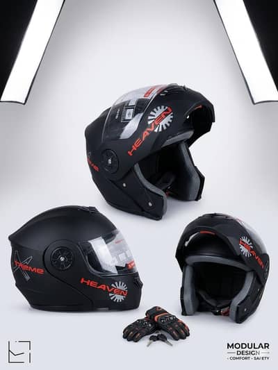 Helmet (Heaven X-Treme)/Modular flip-up helmet