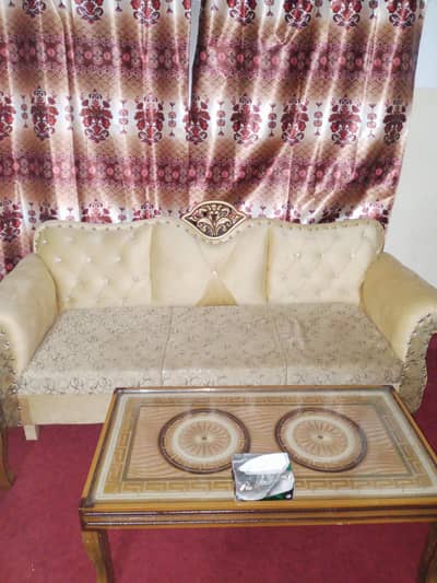 5 seater sofa set with 3 tables