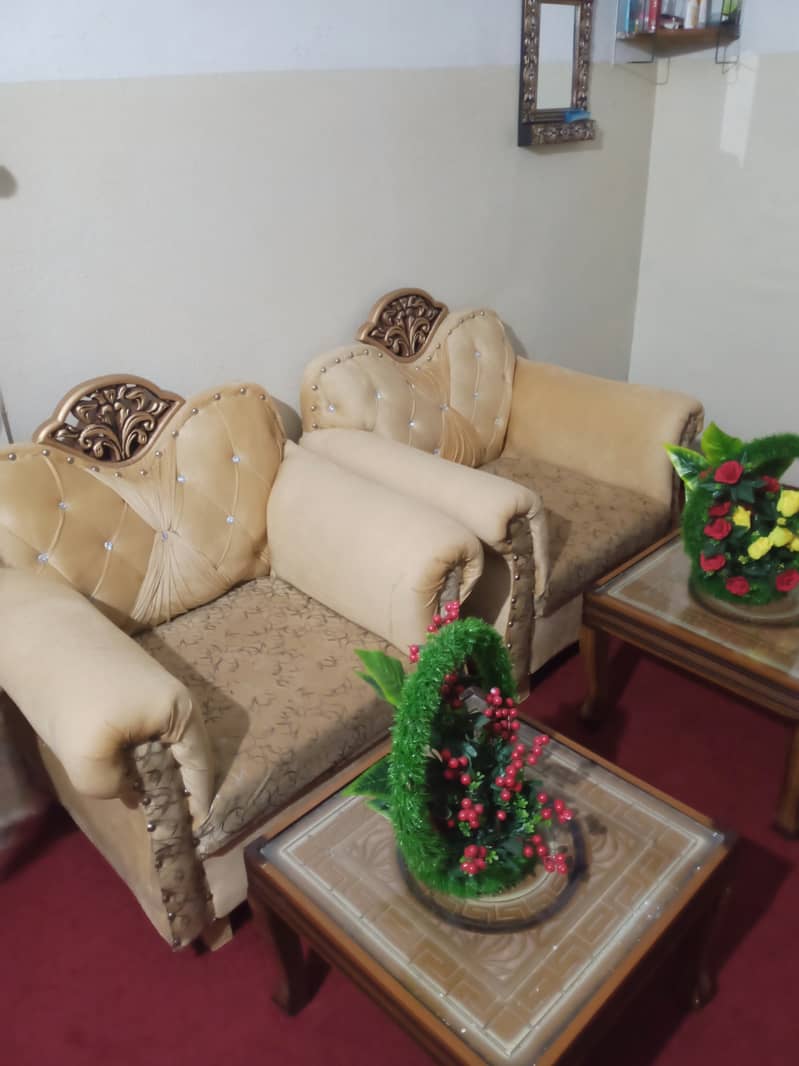 Sofa Set with Tables 1