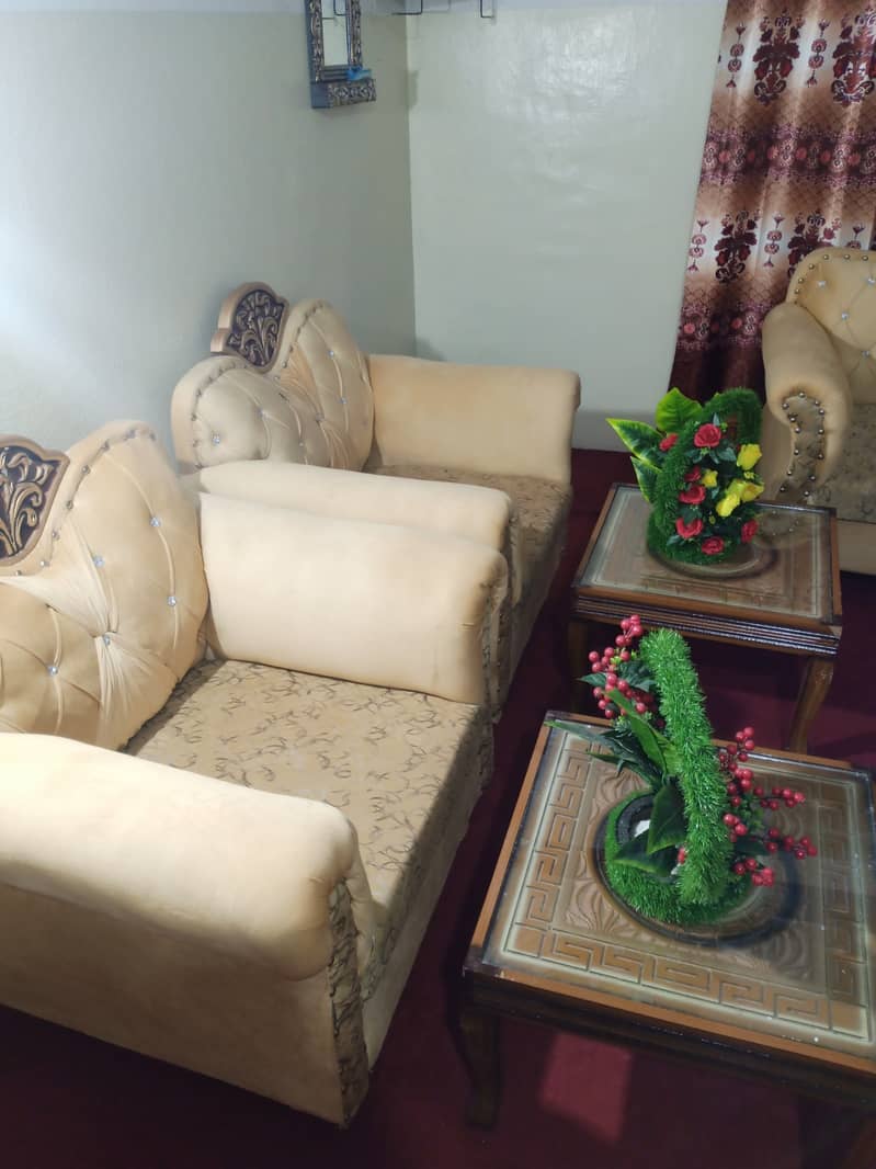 Sofa Set with Tables 2