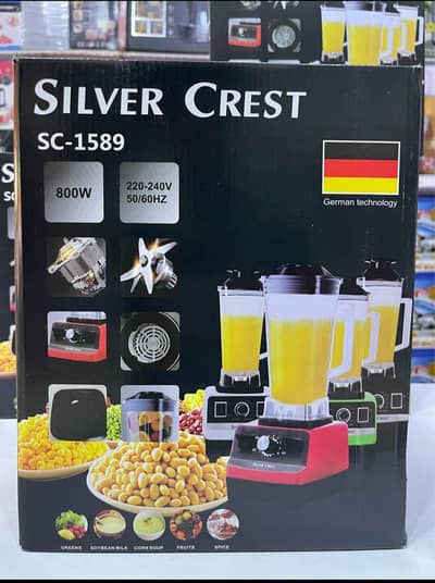 Silver Crest SC-1589 Heavy Duty 800W German Technology Blender