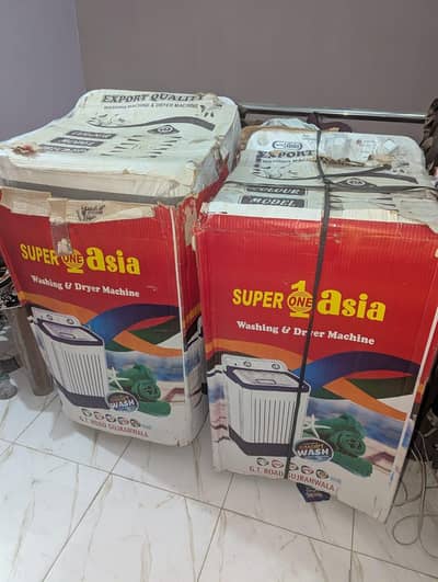 Super one Asia Washing machine and spiner