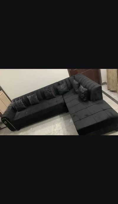 *6 Seater L-Shaped Sofa - Like New | 48k*
