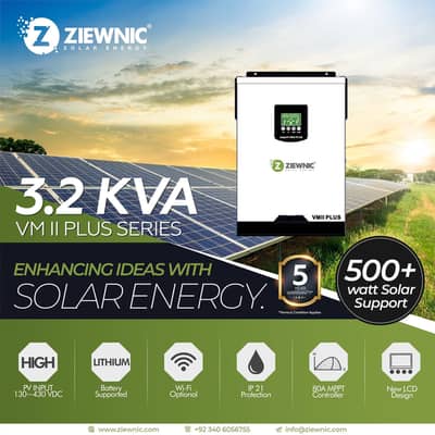 Solar inverter 3.2 kw and Osaka tall tubuler batteies