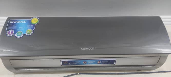 Kenwood 1.5 Ton Inverter AC used in running condition Coil to be chan