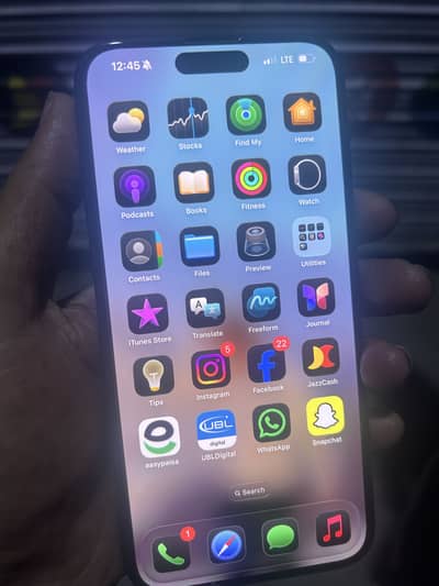 iphone 15 pro max dual sim offical pta prove