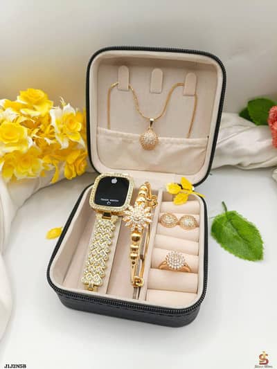 Fancy Beautifull 6Pc Watch Gift Box For Her‍‍