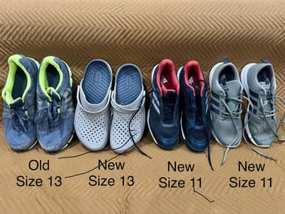 Crocs Adidas Nike
