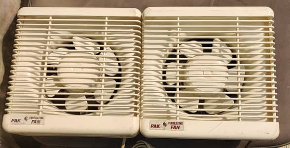 2 Exhaust Fans For Sale With Brand New Motor.