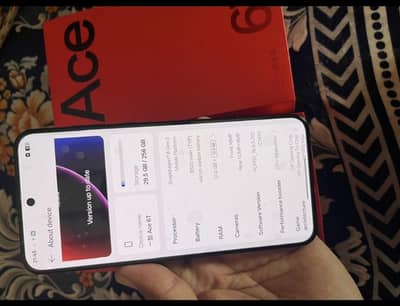 one plus Ace 6t 12/256 battery 8300mh non pta complete box