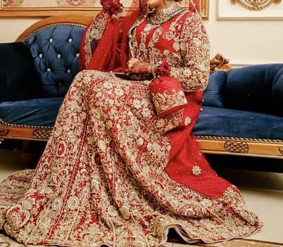 Beautiful bridal baraat lehenga