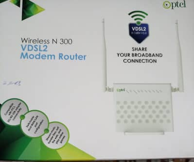 PTCL H168N V3.5 VDSL2 Wireless N 300 Modem Router
