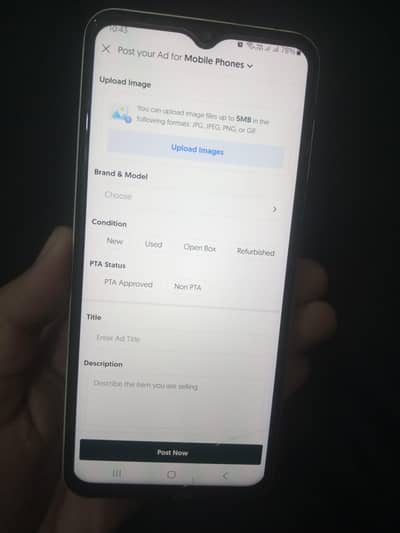 Samsung A13 for sale used by a lady