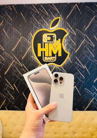iphone 15 Pro Max with Box 256GB Non PTA Physical Esim Waterpack