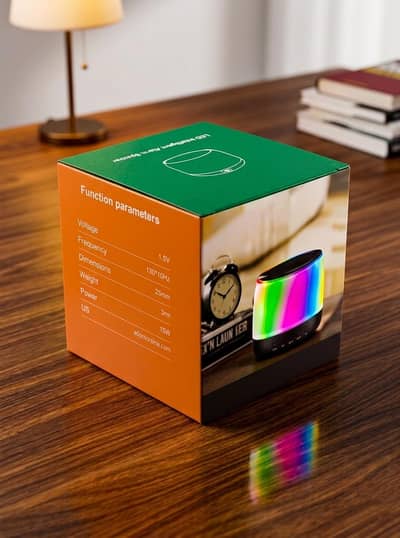 Portable LED Bluetooth Speaker with AUX & MicroSD