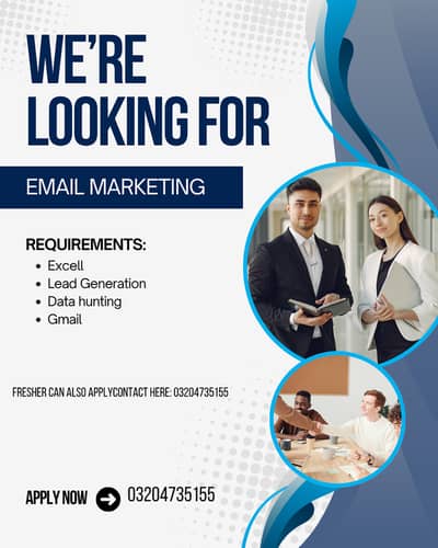  We Are Hiring – Email Marketers Freshers