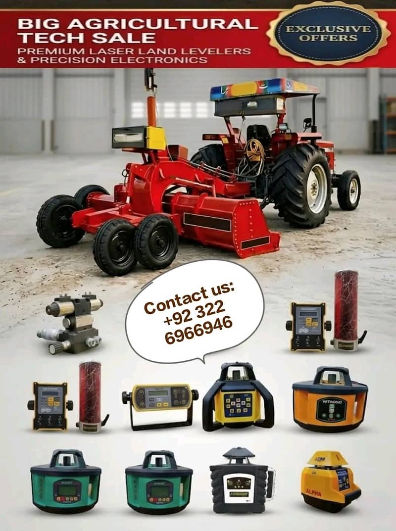 OptiTrack Agro –لیزر لینڈ لیولرز اور جدید آلات پر شاندار بچت! 6