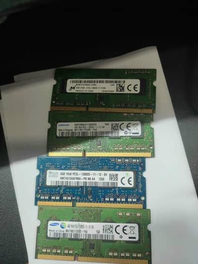 4GB RAM DDR3 12800s | Samsung & Hynix | High Performance