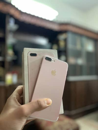 iphone 7 plus PTA approved with box n charger 128 gb