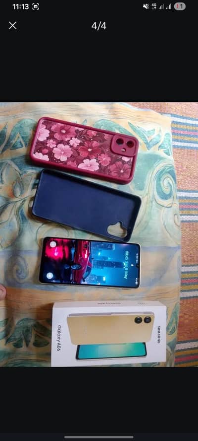 Samung A06 4-64 in new condition.