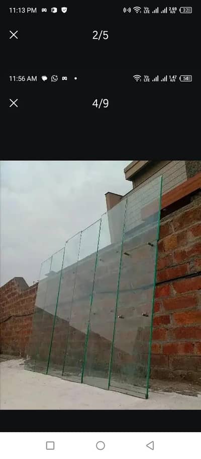 glass counter