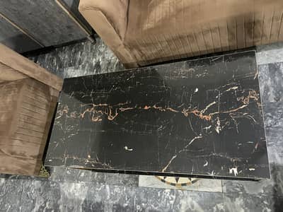 6 siter sofa with table
