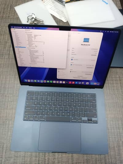MACBOOK AIR M2 2023 15 INCH 16GB RAM 512GB 52 CC 100 HLT 8 CPU 10 GPU