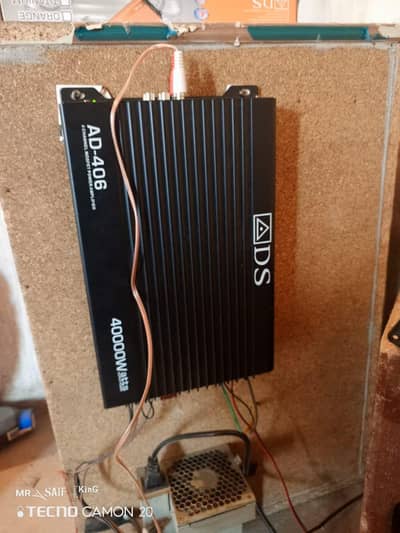 Amplifier is new 10by 10 subwoffar is ok no issue
