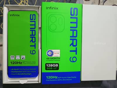 Infinix smart 9.  (4+4-128)