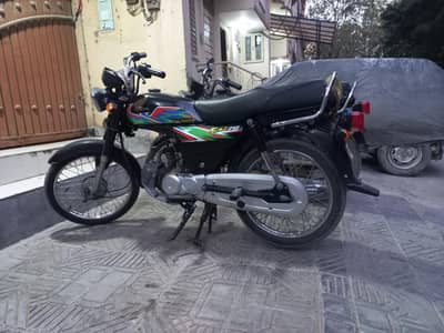 Honda CD 70 Black Clolor 2021 model All ok