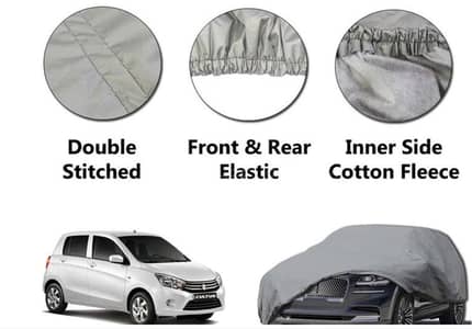 Suzuki Cultus 2017-2022 PVC Cotton Double Stitched Car Top Cover