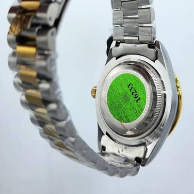 Two Tone Stainless Steel Gold Watch For Mens