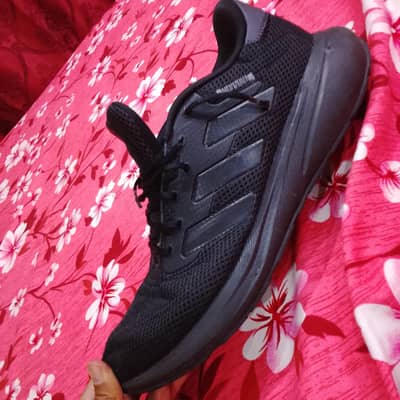 Original Adidas black running training shoes