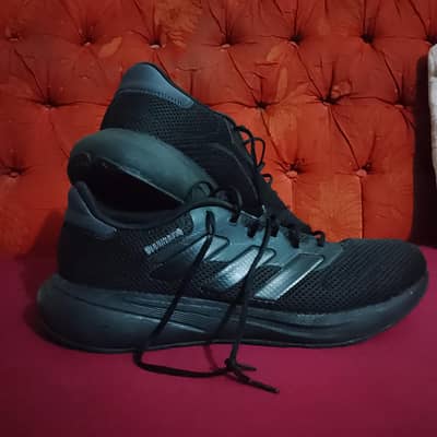 Original Adidas black running training shoes