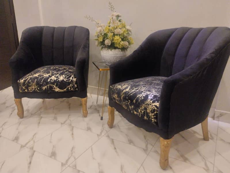 Coffee chairs with table 2