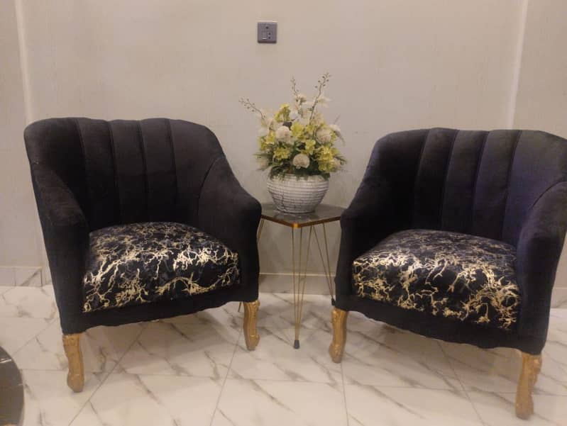 Coffee chairs with table 3
