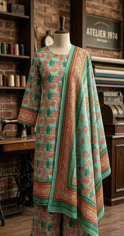 unstiched three piece brand lawn suit