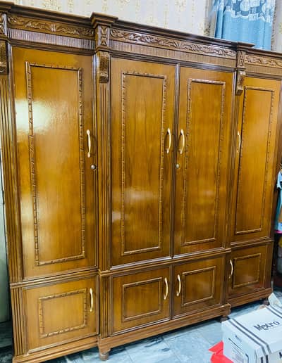 Wooden wardrobe
