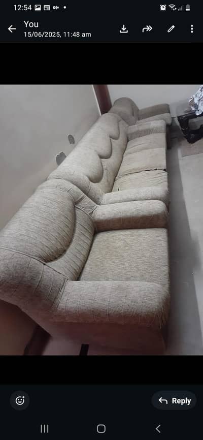 large size 5 seatar sofa with master foam