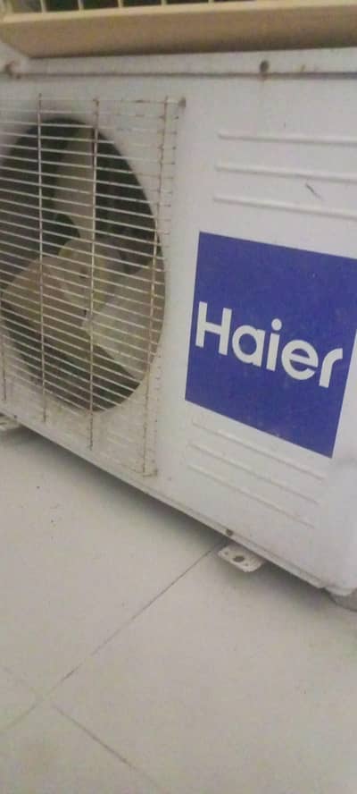 1 ton used split Ac - Haier outdoor + Orient indoor working