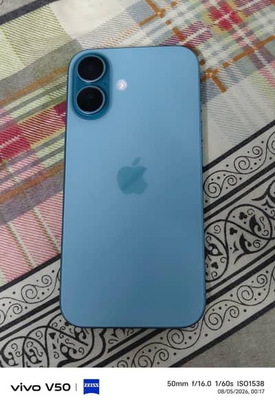 Iphone 16 128 Gb JV most demanding teal Colour Brand new box pack