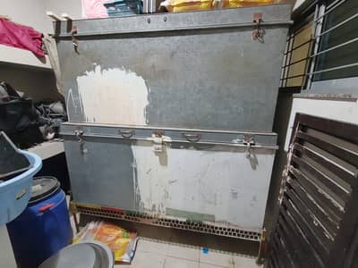 Steel Trunk, Peti, Baksa 6x3 ft