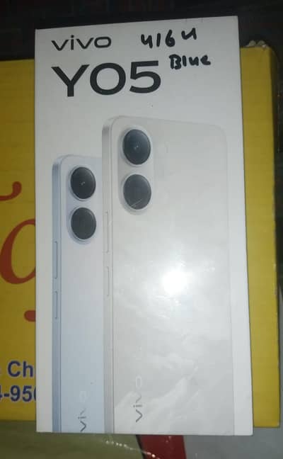 Vivo Y05 4GB RAM 64GB ROM Blue Color – Brand New Box Pack