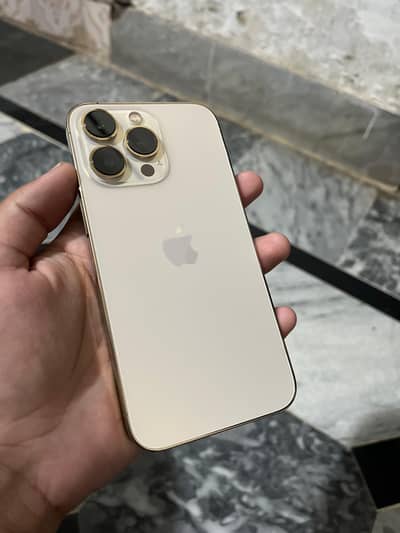 iPhone 13 Pro golden colour (jv) 256 GB 100 battery health water pack