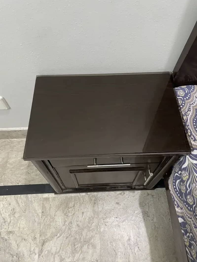 solid wooden bed set 3