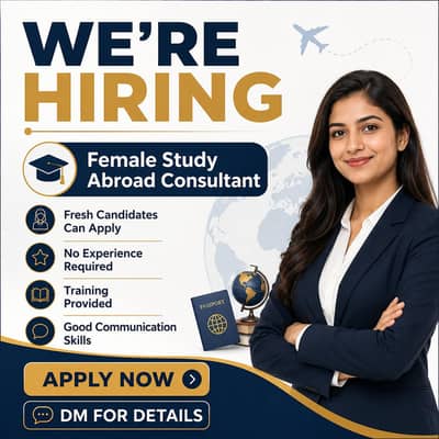 Female Study abroad Consultant